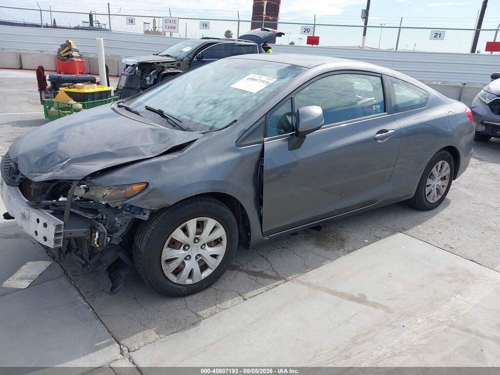 2HGFG3B50CH527649 2012 HONDA CIVIC photo no. 2