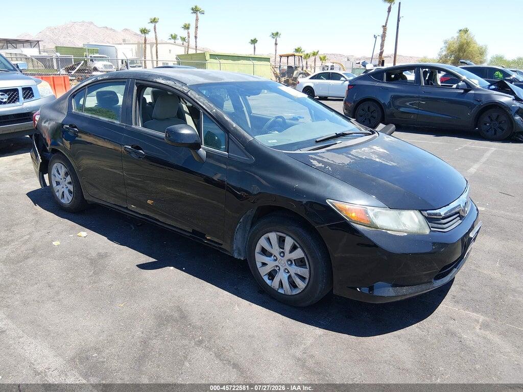 2HGFB2F53CH308980 2012 HONDA CIVIC photo no. 1