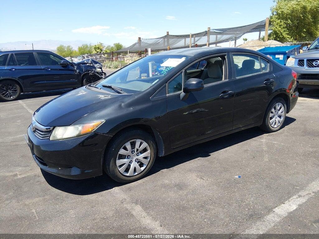 2HGFB2F53CH308980 2012 HONDA CIVIC photo no. 2