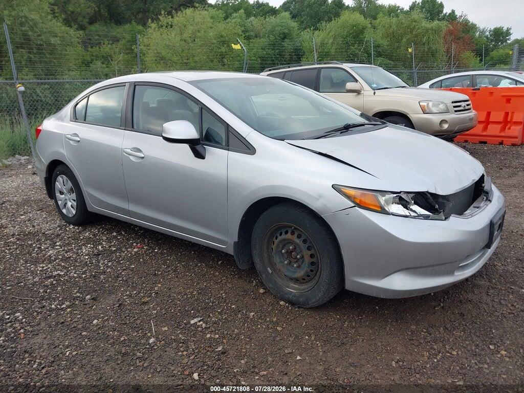 19XFB2F53CE049336 2012 HONDA CIVIC photo no. 1