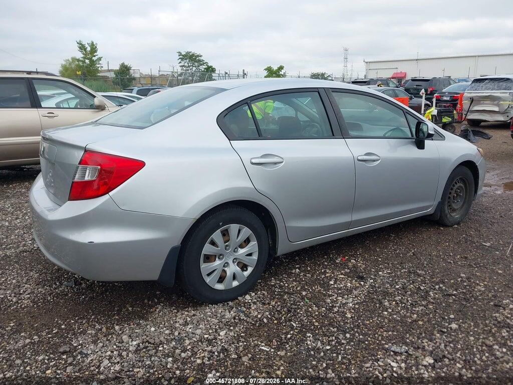 19XFB2F53CE049336 2012 HONDA CIVIC photo no. 4