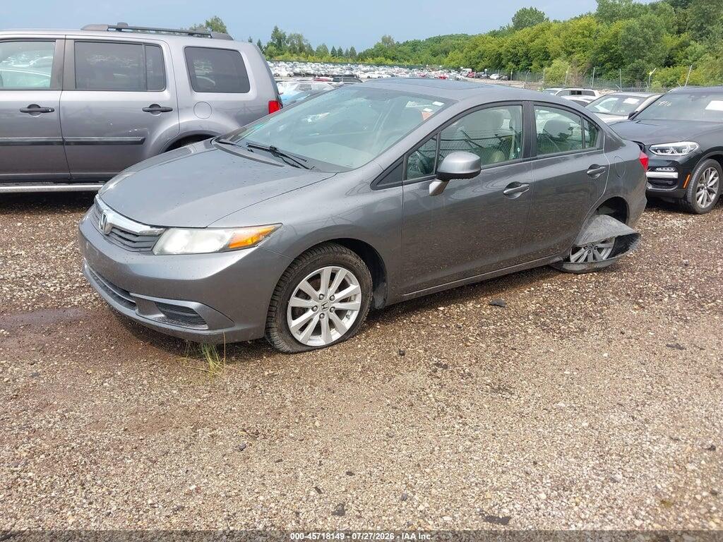 19XFB2F90CE036160 2012 HONDA CIVIC photo no. 2