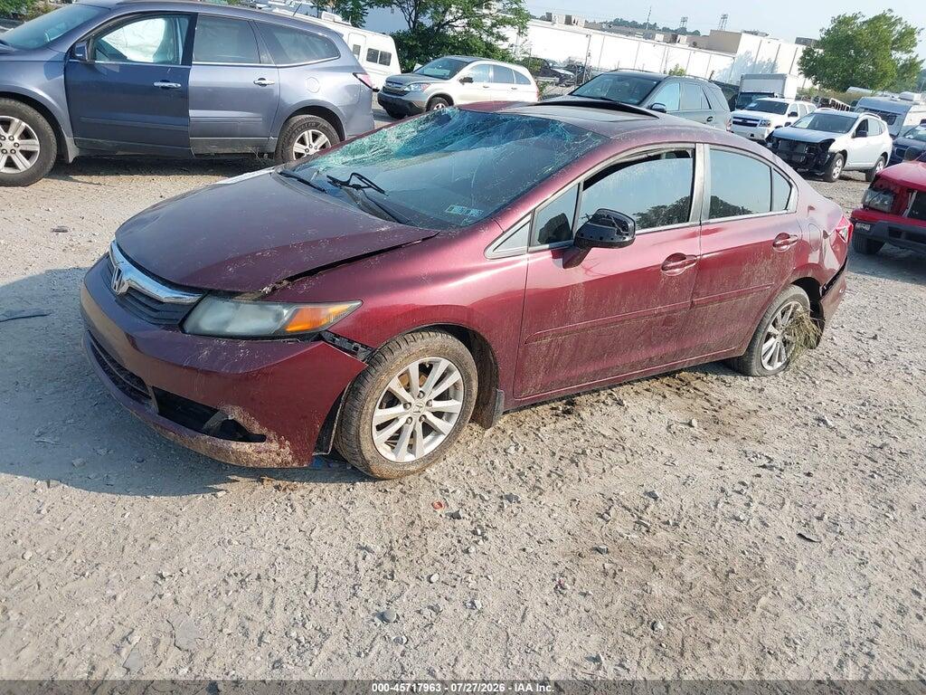 2HGFB2F87CH510280 2012 HONDA CIVIC photo no. 2