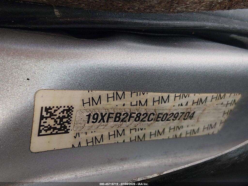 19XFB2F82CE029704 2012 HONDA CIVIC photo no. 9