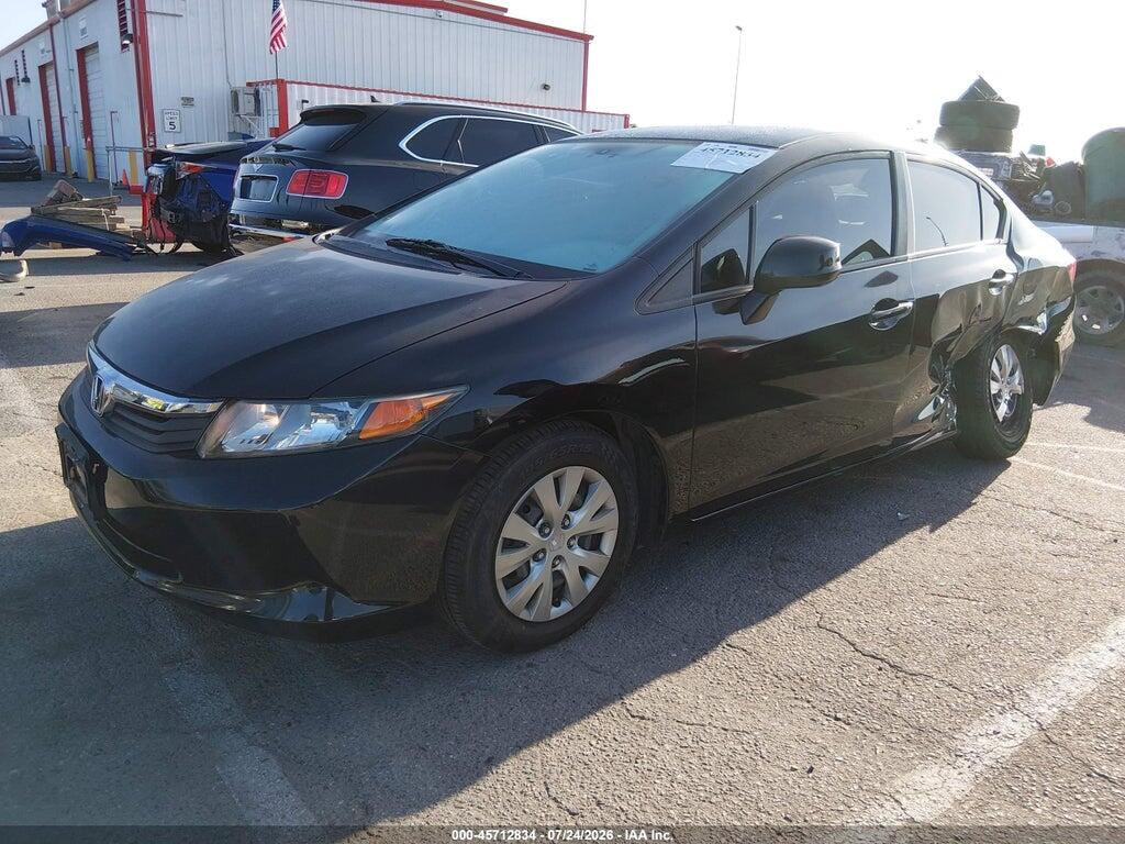 2HGFB2F54CH566957 2012 HONDA CIVIC photo no. 2
