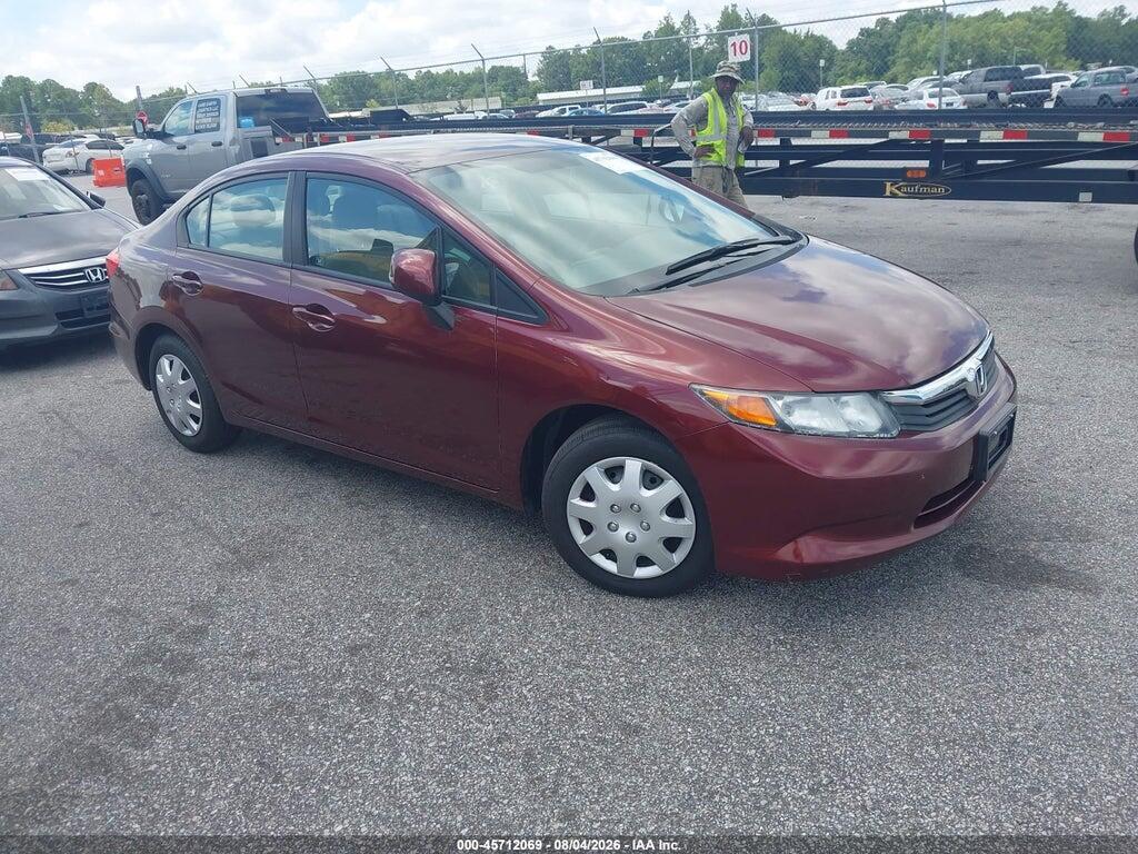 2HGFB2F56CH543695 2012 HONDA CIVIC photo no. 1
