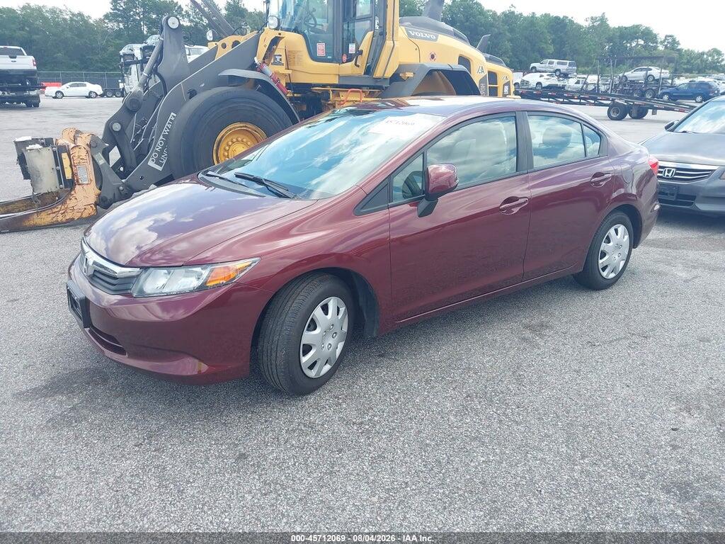 2HGFB2F56CH543695 2012 HONDA CIVIC photo no. 2