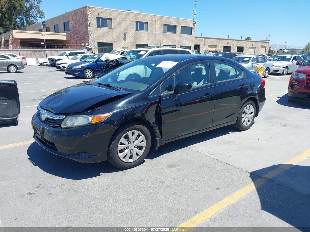19XFB2F51CE313511 2012 HONDA CIVIC photo no. 2