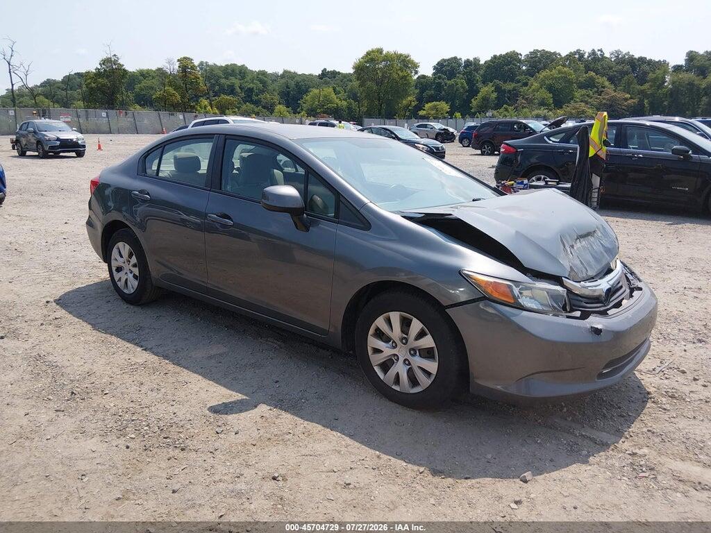 2HGFB2F58CH316508 2012 HONDA CIVIC photo no. 1