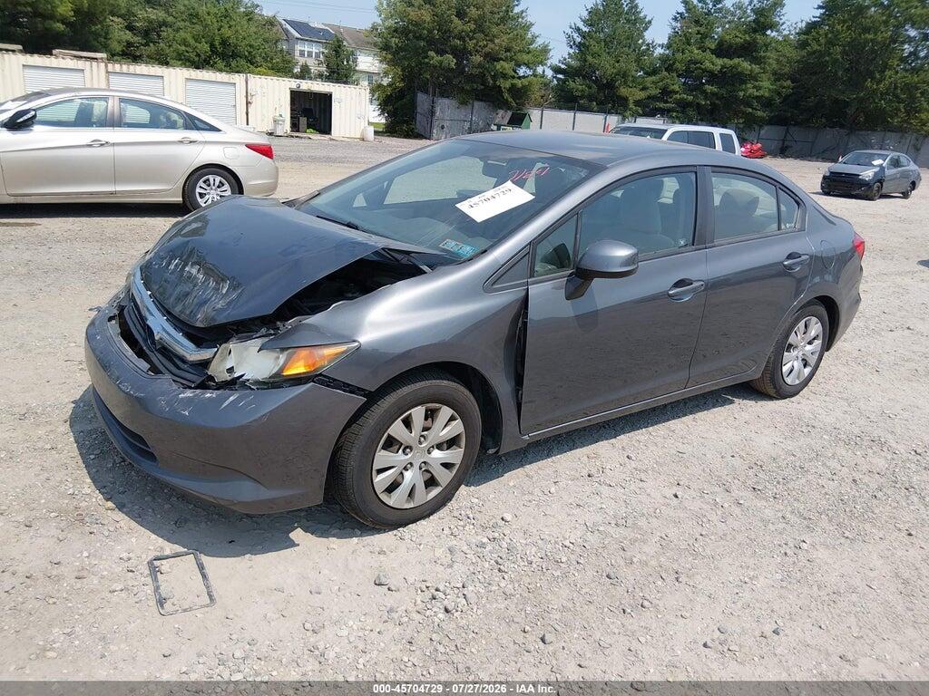 2HGFB2F58CH316508 2012 HONDA CIVIC photo no. 2