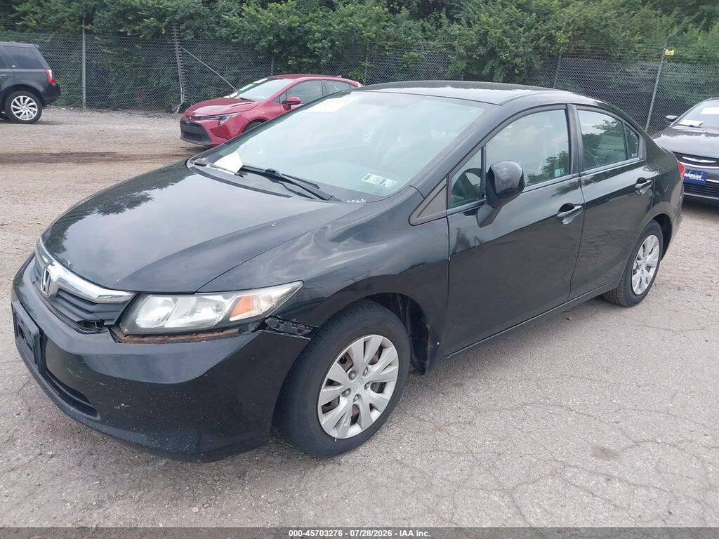 2HGFB2F53CH327531 2012 HONDA CIVIC photo no. 2