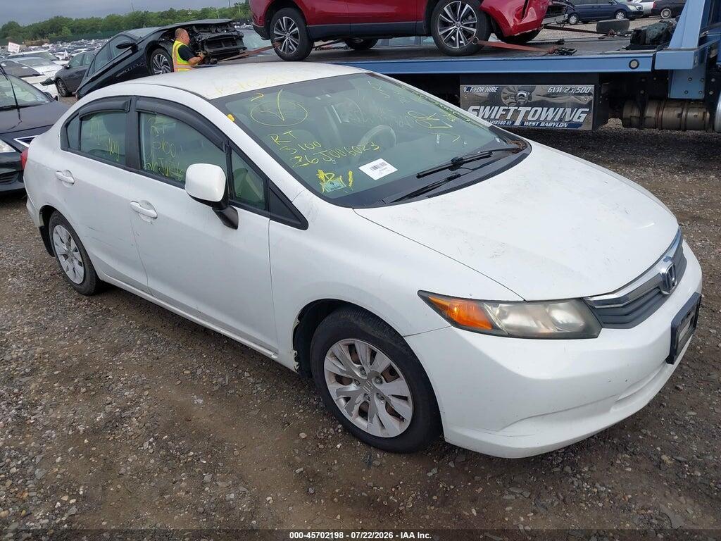 2HGFB2F5XCH610881 2012 HONDA CIVIC photo no. 1