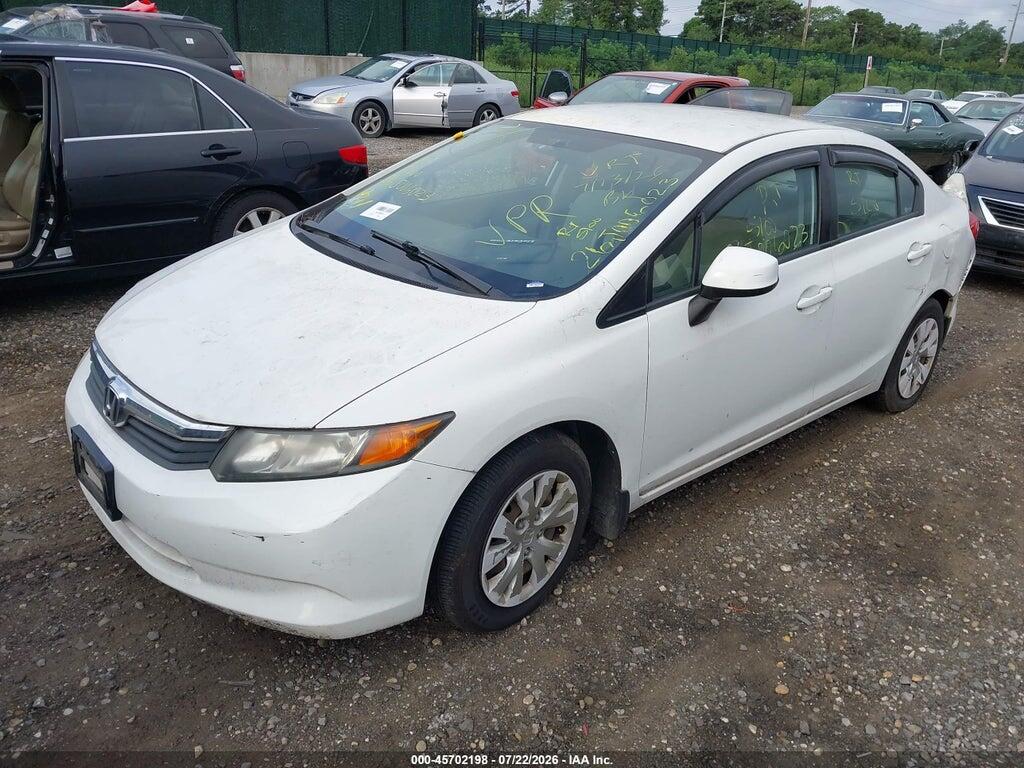 2HGFB2F5XCH610881 2012 HONDA CIVIC photo no. 2