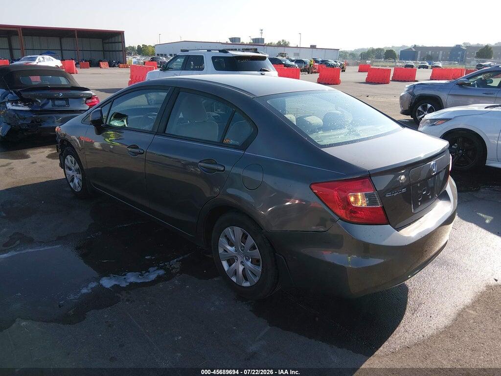 19XFB2F50CE082939 2012 HONDA CIVIC photo no. 3
