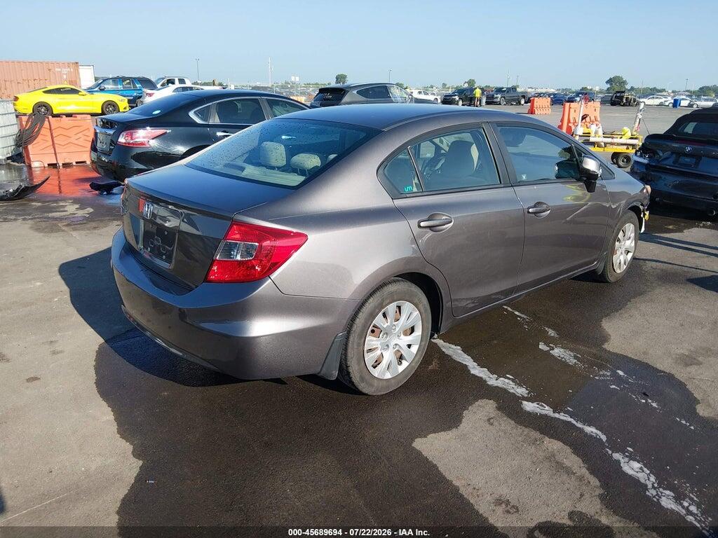 19XFB2F50CE082939 2012 HONDA CIVIC photo no. 4
