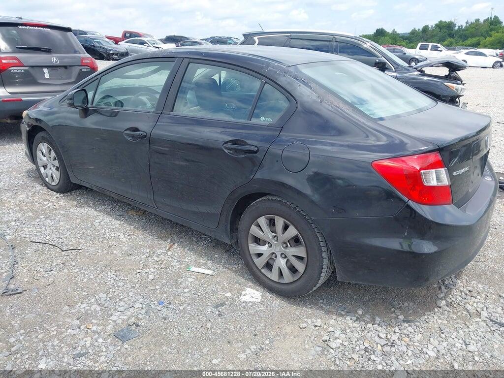 19XFB2F58CE067542 2012 HONDA CIVIC photo no. 3