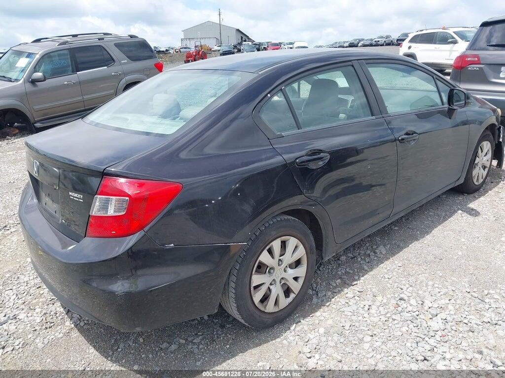 19XFB2F58CE067542 2012 HONDA CIVIC photo no. 4