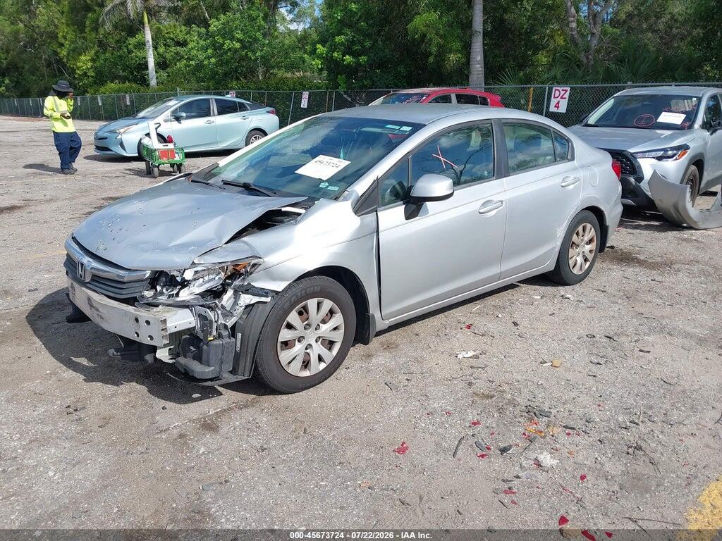 19XFB2F50CE065686 2012 HONDA CIVIC photo no. 2