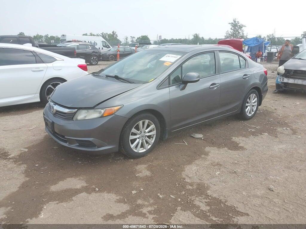19XFB2F84CE040493 2012 HONDA CIVIC photo no. 2