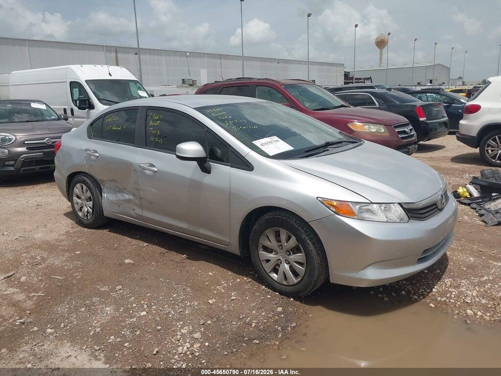 2HGFB2F58CH595829 2012 HONDA CIVIC photo no. 1