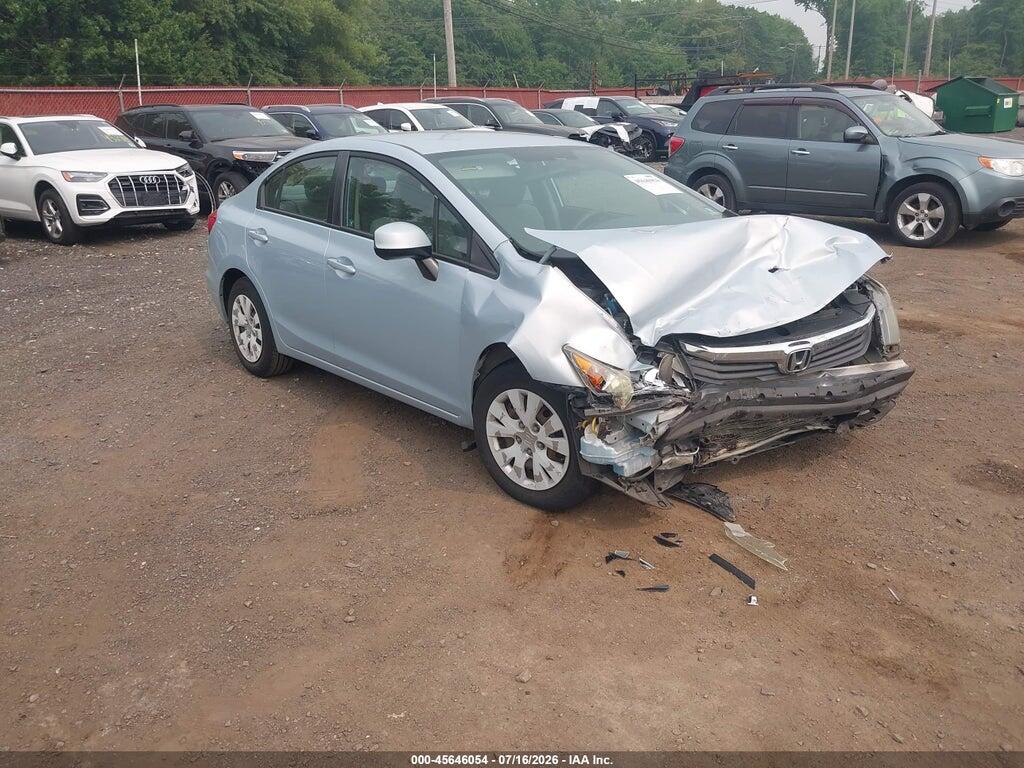 19XFB2F52CE361647 2012 HONDA CIVIC photo no. 1