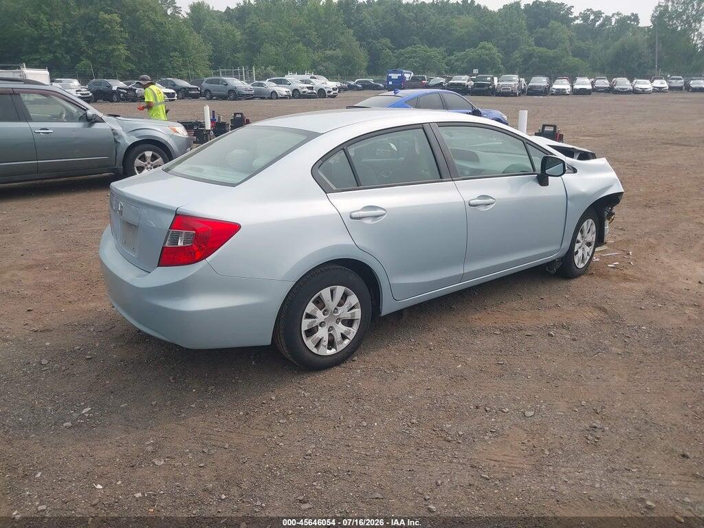 19XFB2F52CE361647 2012 HONDA CIVIC photo no. 4