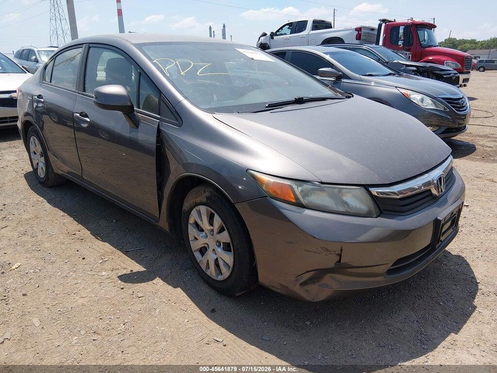 19XFB2F51CE103703 2012 HONDA CIVIC photo no. 1