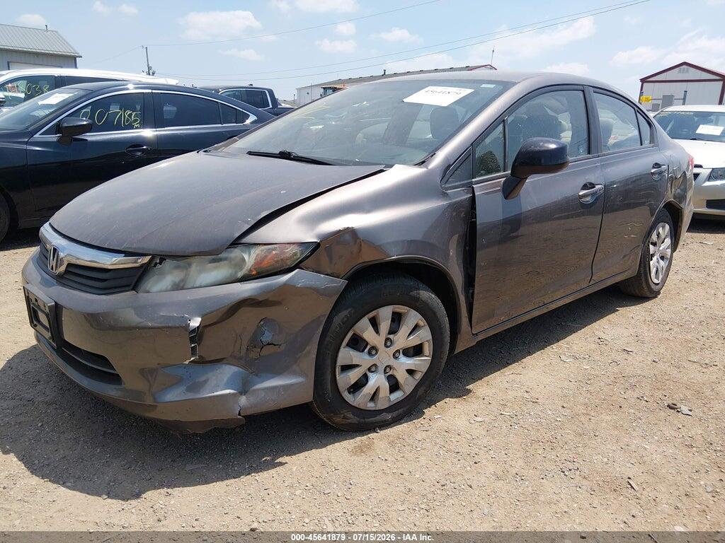 19XFB2F51CE103703 2012 HONDA CIVIC photo no. 2
