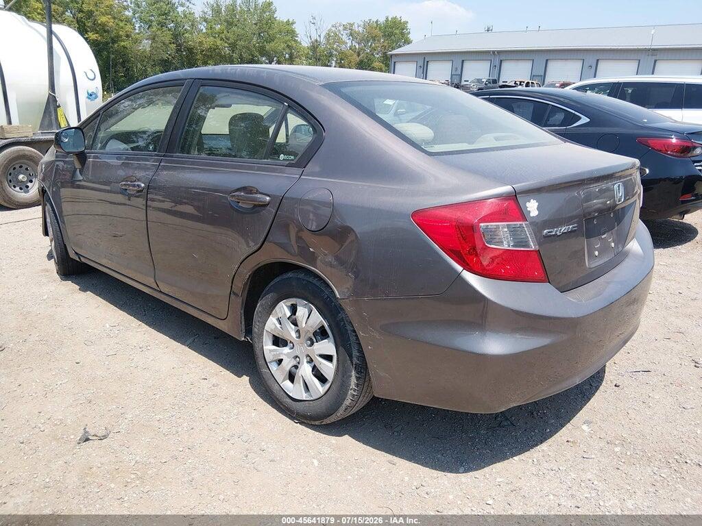 19XFB2F51CE103703 2012 HONDA CIVIC photo no. 3