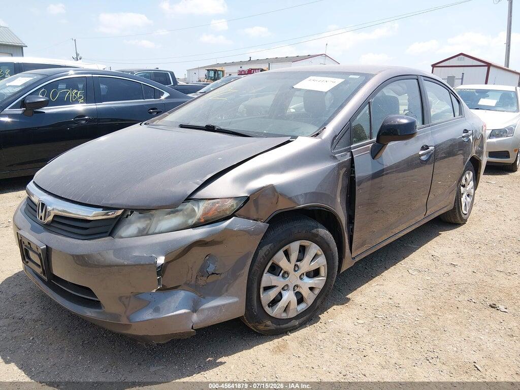19XFB2F51CE103703 2012 HONDA CIVIC photo no. 6