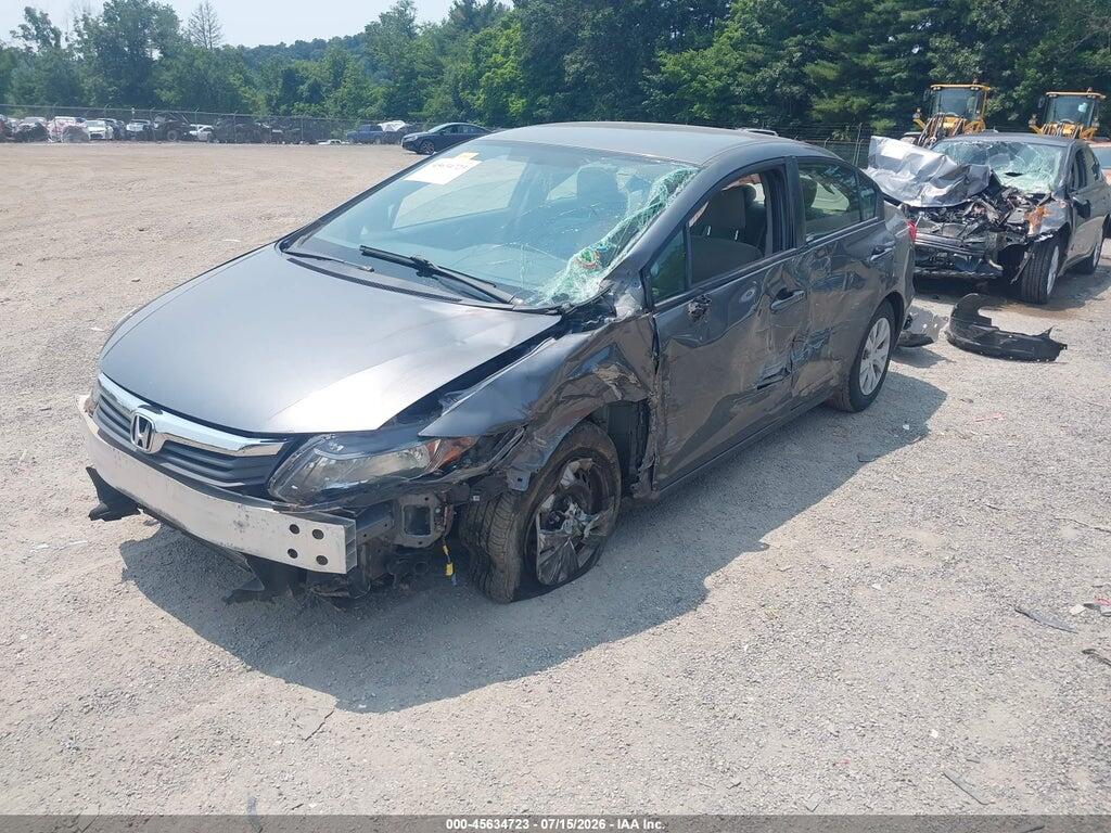 JHMFB2F56CS000806 2012 HONDA CIVIC photo no. 2