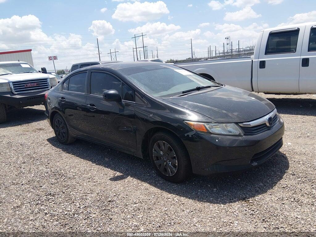 19XFB2F50CE318926 2012 HONDA CIVIC photo no. 1