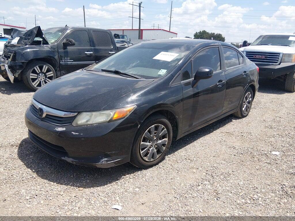 19XFB2F50CE318926 2012 HONDA CIVIC photo no. 2