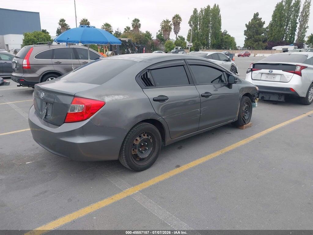 19XFB2F53CE304583 2012 HONDA CIVIC photo no. 4