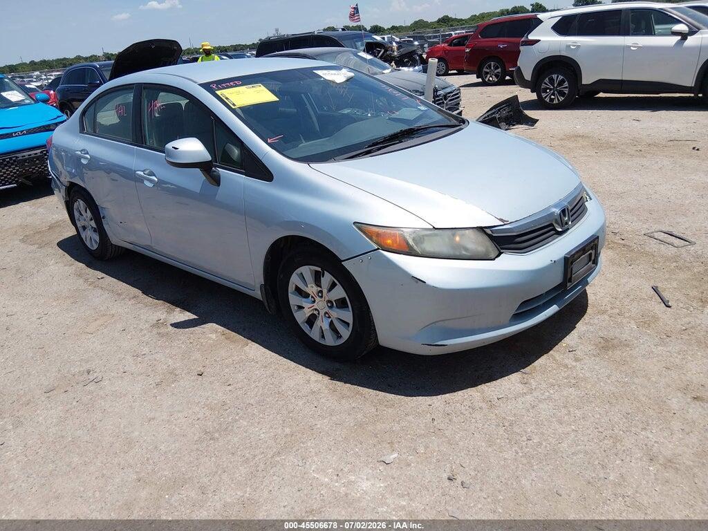 19XFB2F59CE327060 2012 HONDA CIVIC photo no. 1