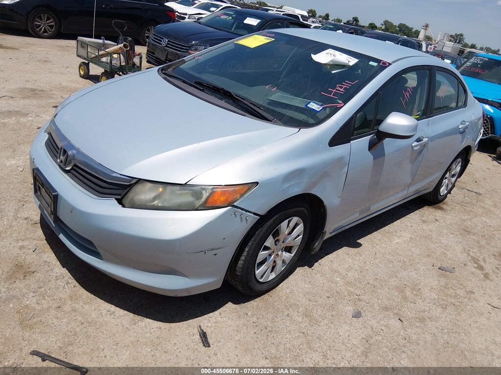19XFB2F59CE327060 2012 HONDA CIVIC photo no. 2