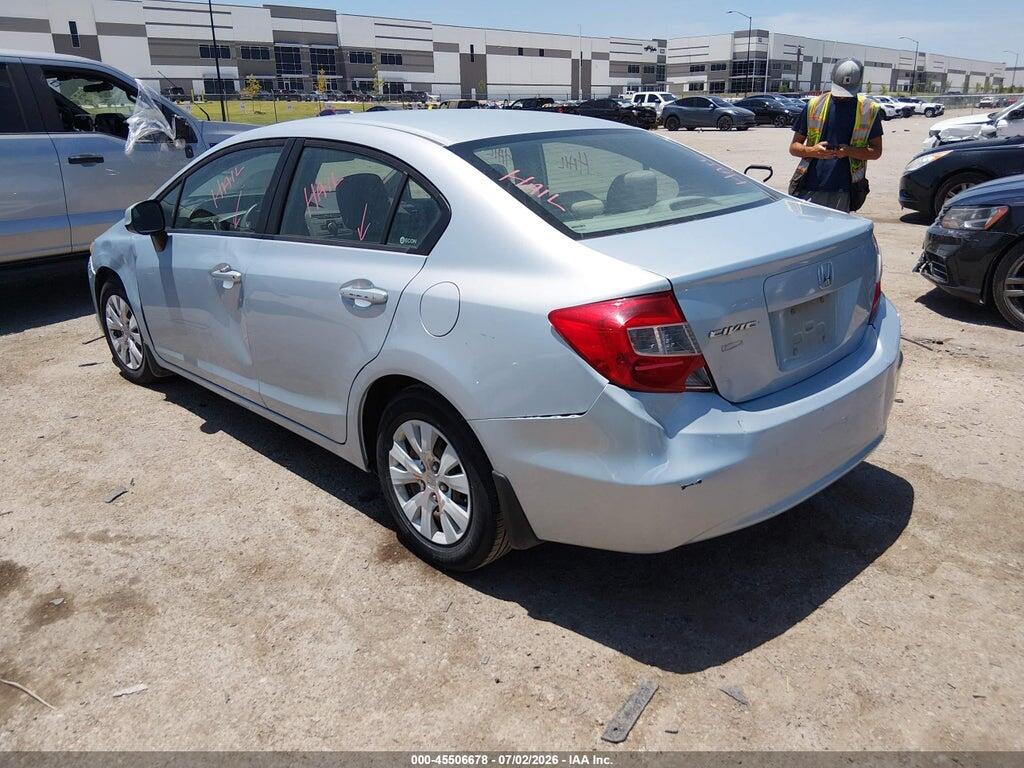 19XFB2F59CE327060 2012 HONDA CIVIC photo no. 3