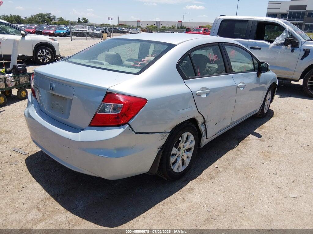 19XFB2F59CE327060 2012 HONDA CIVIC photo no. 4