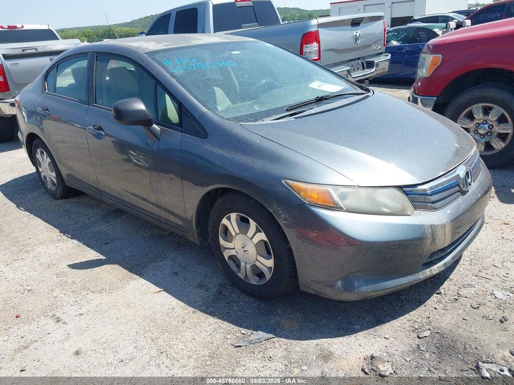 JHMFB4F27CS005188 2012 HONDA CIVIC HYBRID photo no. 1