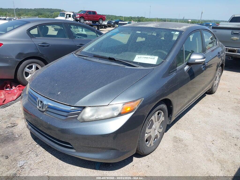 JHMFB4F27CS005188 2012 HONDA CIVIC HYBRID photo no. 2