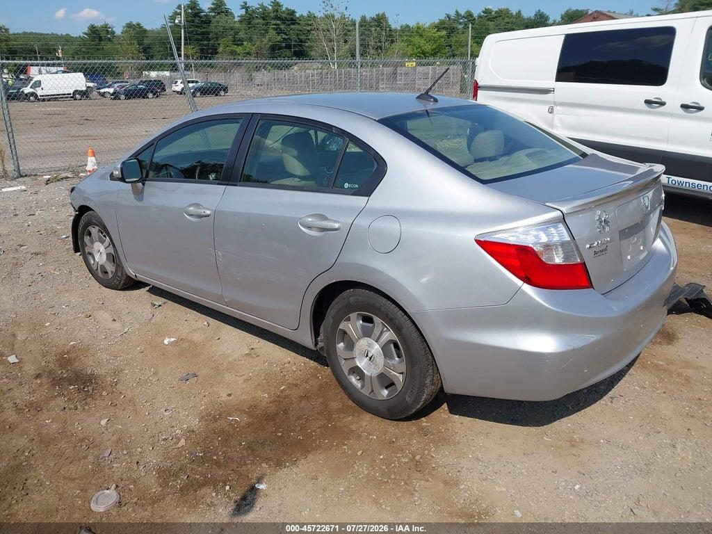 JHMFB4F39CS001197 2012 HONDA CIVIC HYBRID photo no. 3