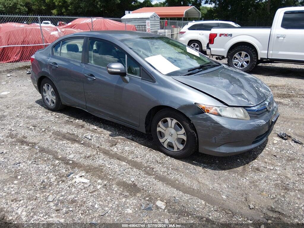 JHMFB4F20CS003590 2012 HONDA CIVIC HYBRID photo no. 1