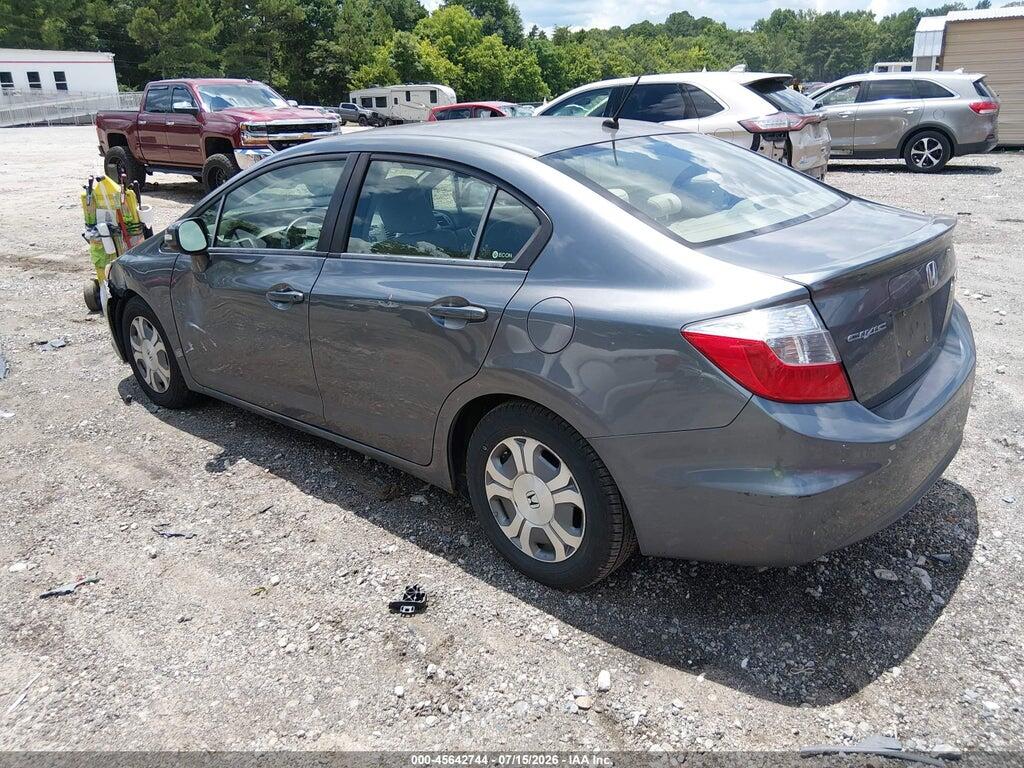 JHMFB4F20CS003590 2012 HONDA CIVIC HYBRID photo no. 3