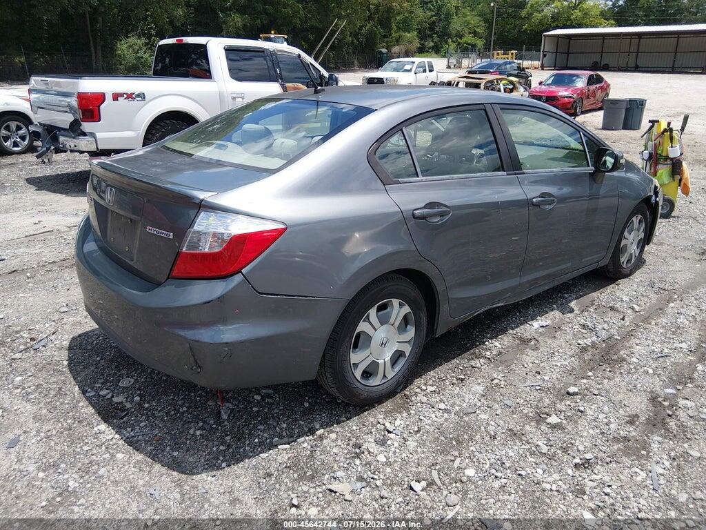 JHMFB4F20CS003590 2012 HONDA CIVIC HYBRID photo no. 4