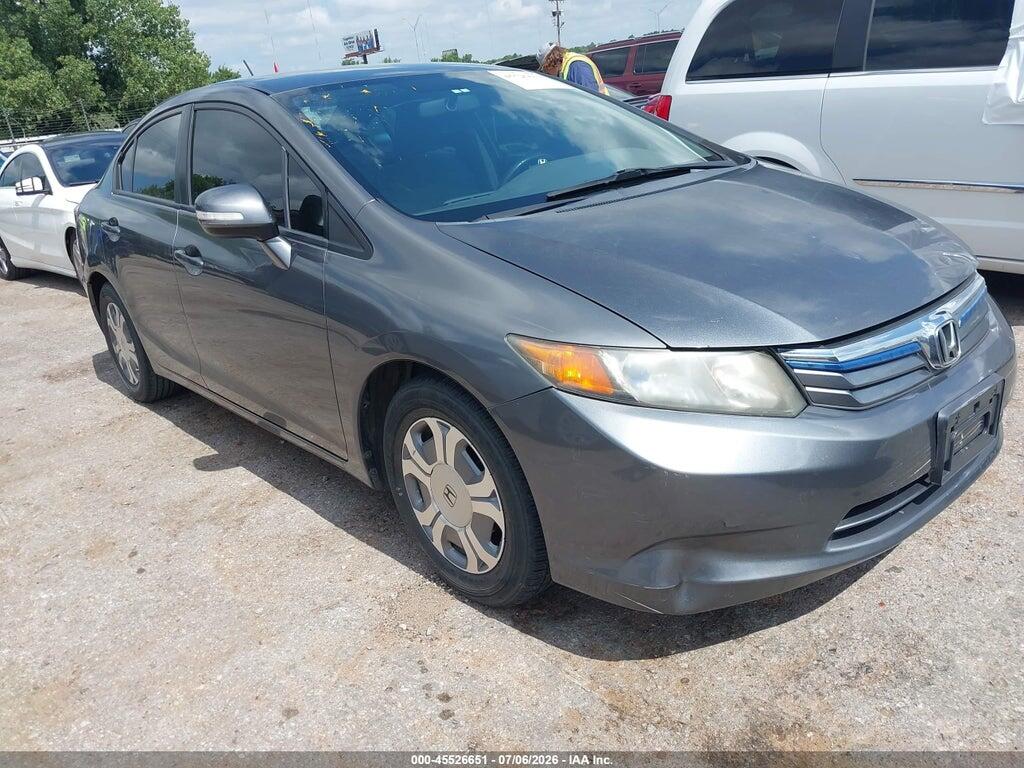 JHMFB4F21CS005669 2012 HONDA CIVIC HYBRID photo no. 1