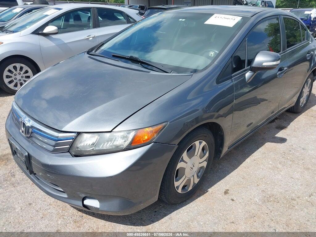 JHMFB4F21CS005669 2012 HONDA CIVIC HYBRID photo no. 2