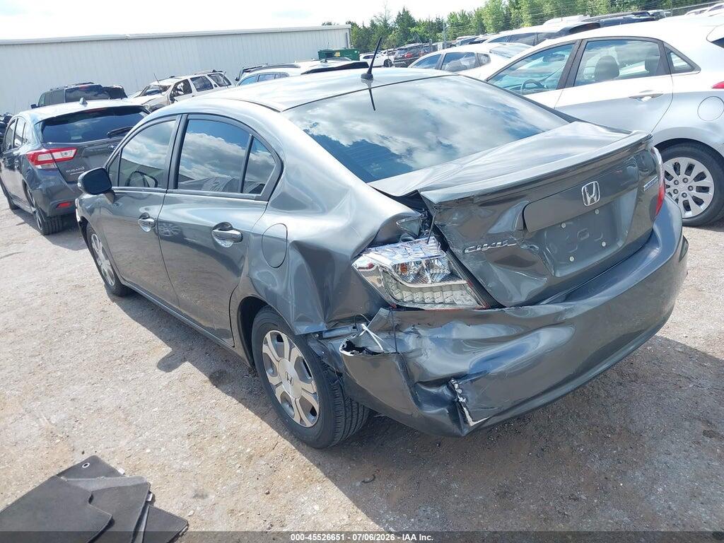 JHMFB4F21CS005669 2012 HONDA CIVIC HYBRID photo no. 3