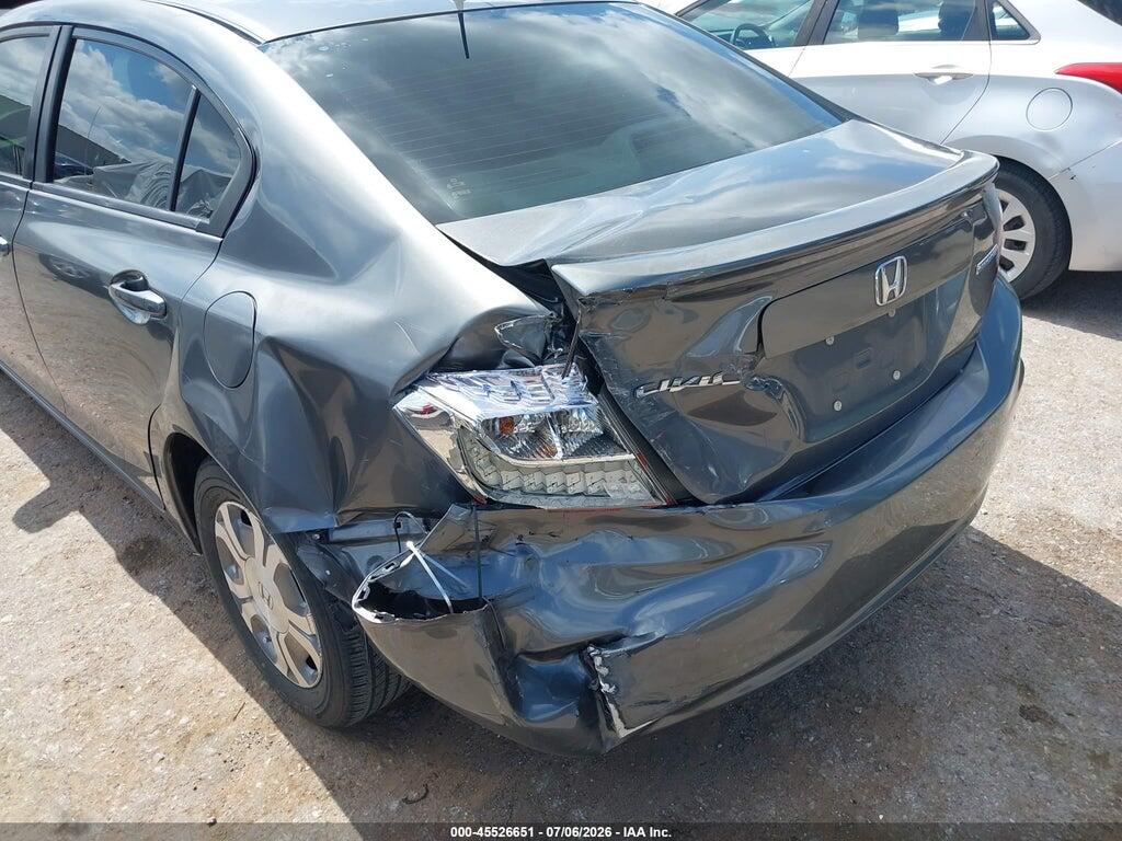 JHMFB4F21CS005669 2012 HONDA CIVIC HYBRID photo no. 6