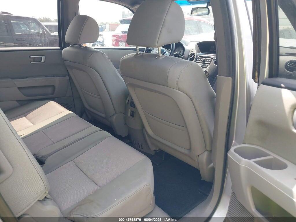 5FNYF3H47CB006023 2012 HONDA PILOT photo no. 8