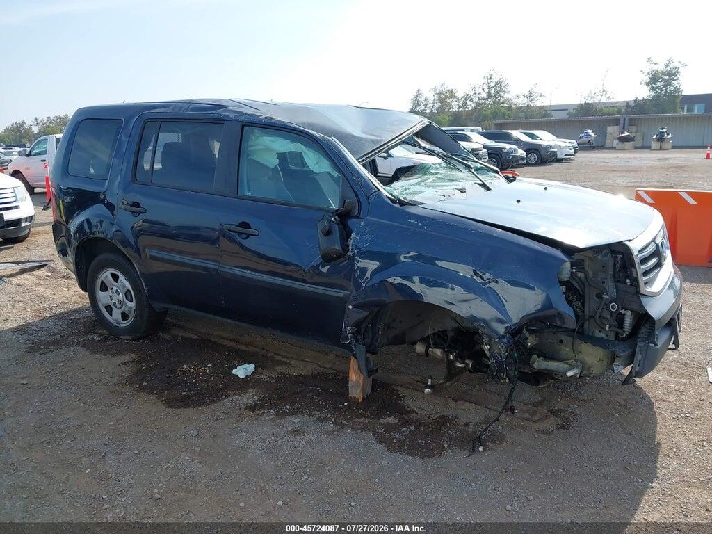 5FNYF4H25CB013458 2012 HONDA PILOT photo no. 1